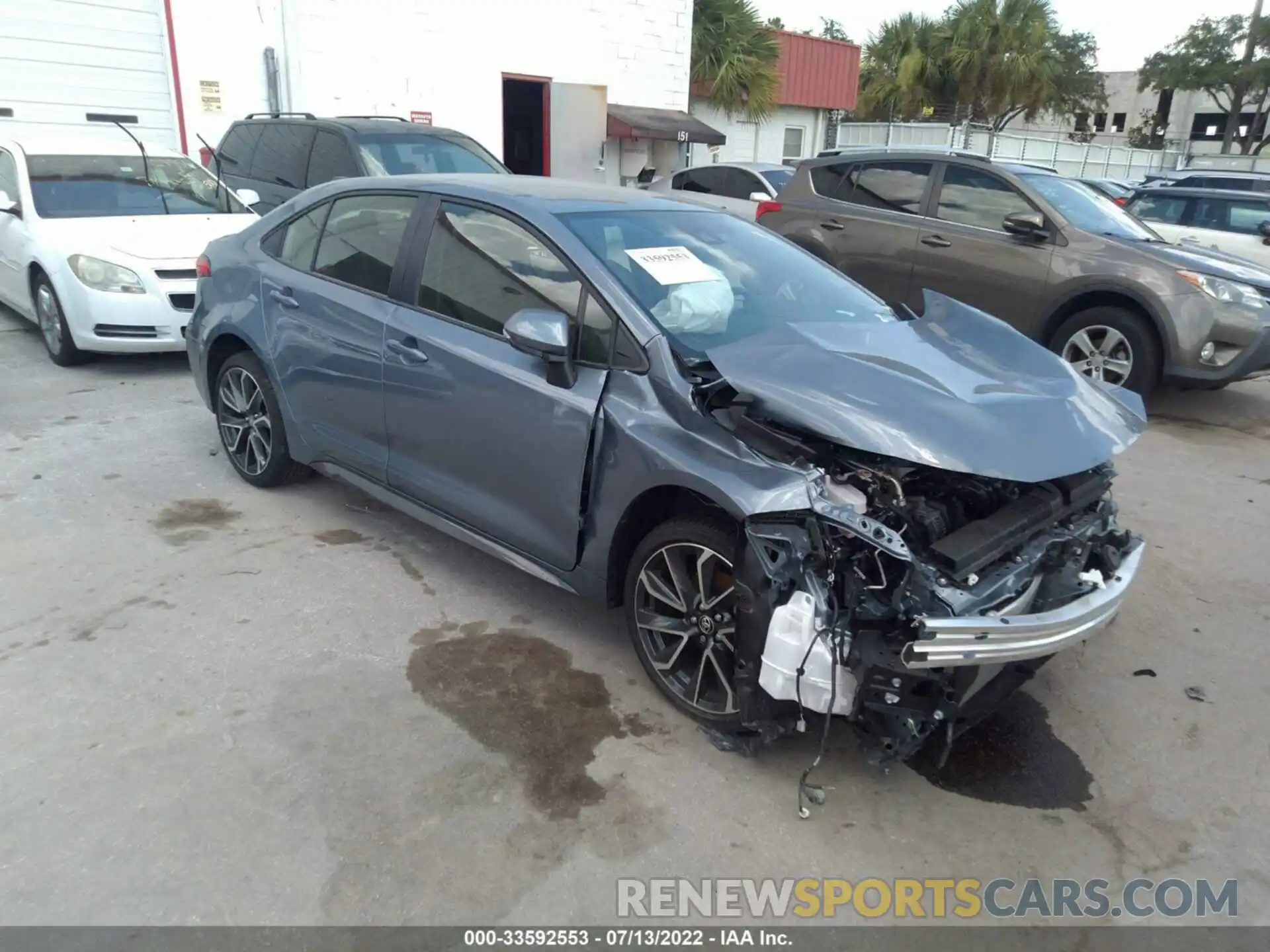 1 Photograph of a damaged car JTDS4MCE1NJ095407 TOYOTA COROLLA 2022