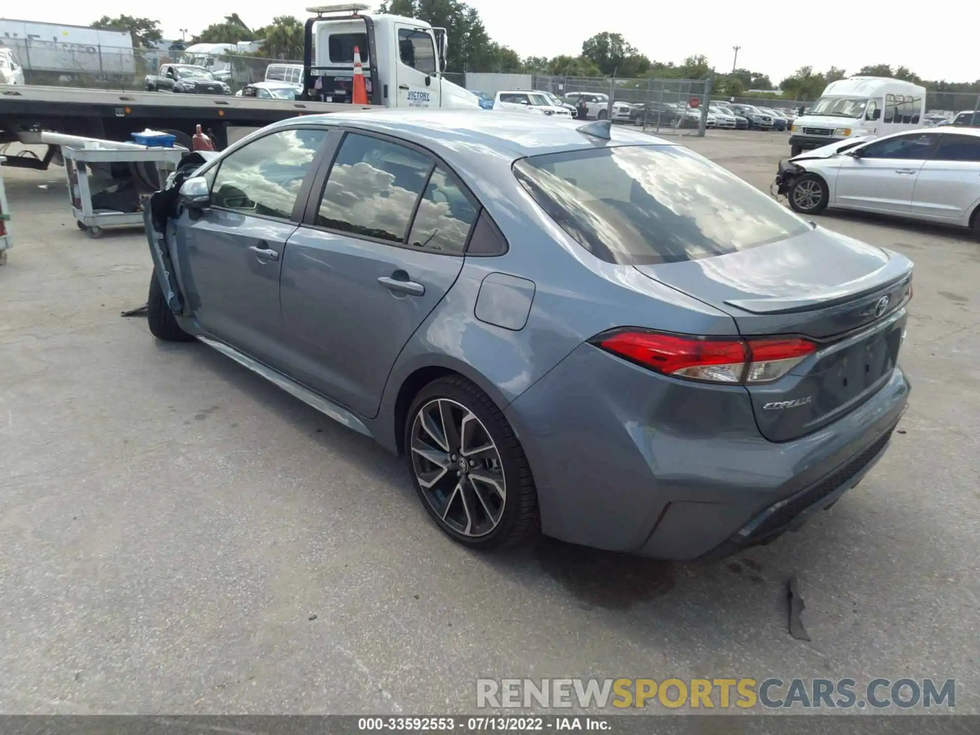 3 Photograph of a damaged car JTDS4MCE1NJ095407 TOYOTA COROLLA 2022