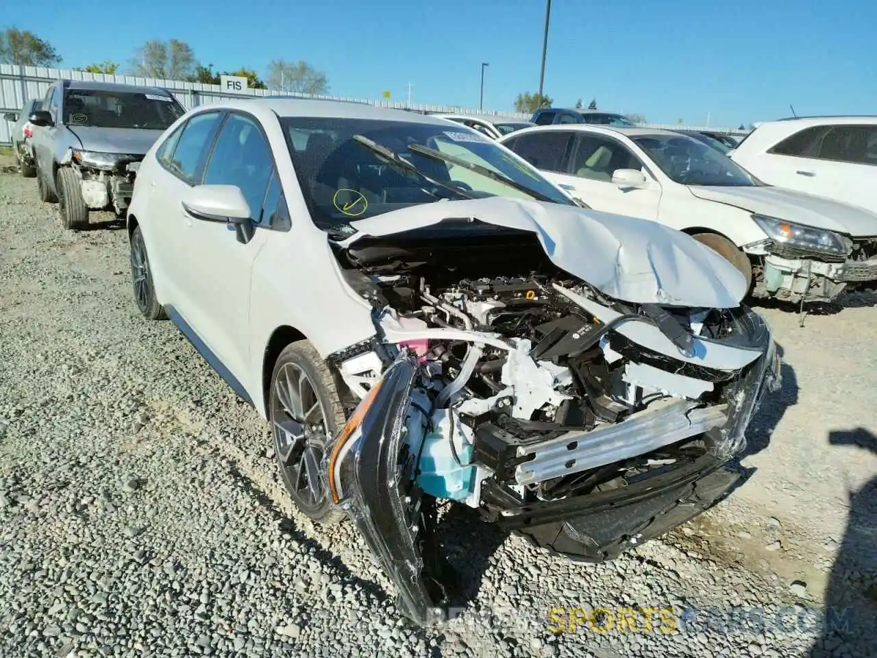 1 Photograph of a damaged car JTDS4MCE2N3504891 TOYOTA COROLLA 2022