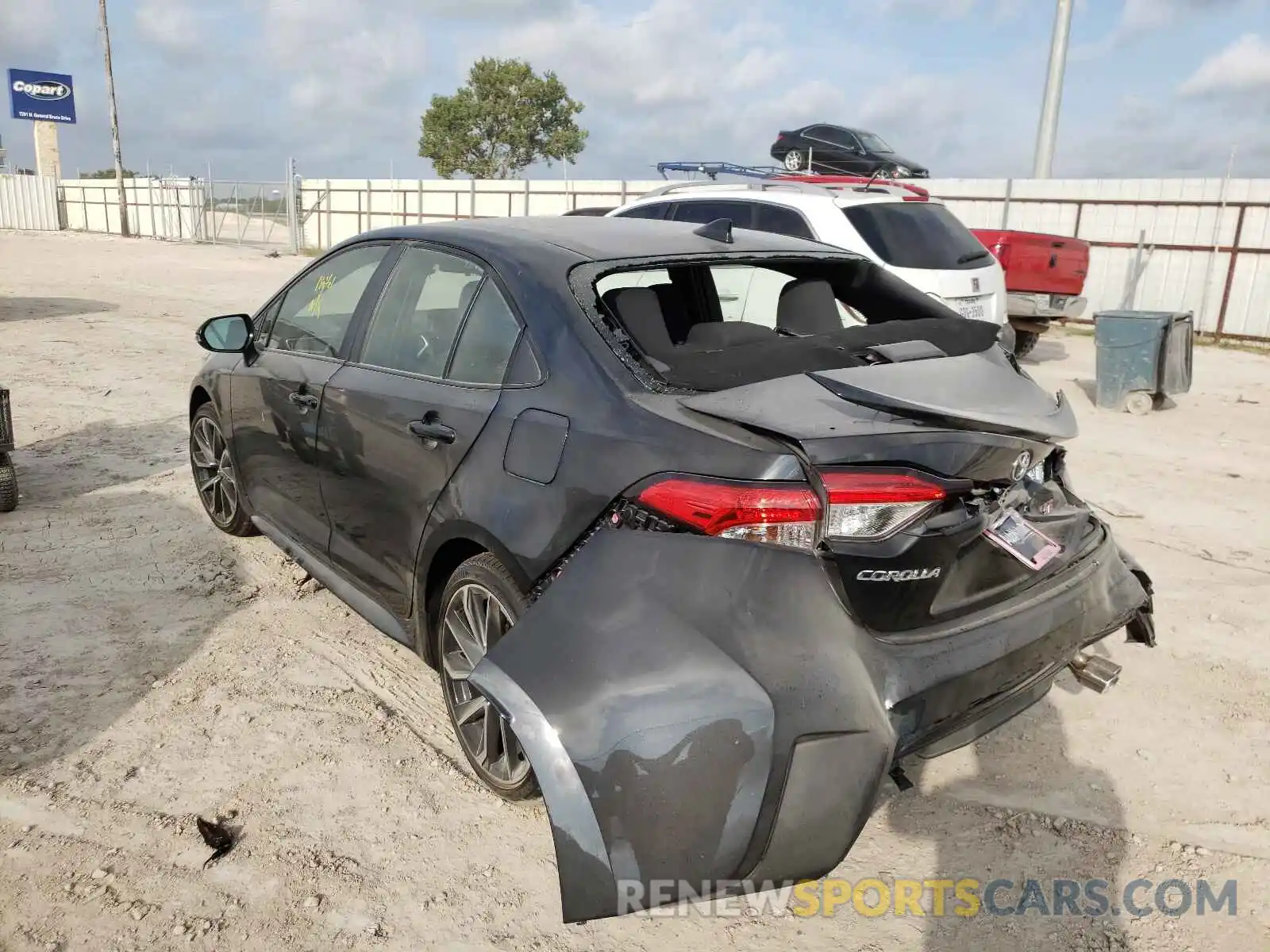 3 Photograph of a damaged car JTDS4MCE2NJ081600 TOYOTA COROLLA 2022