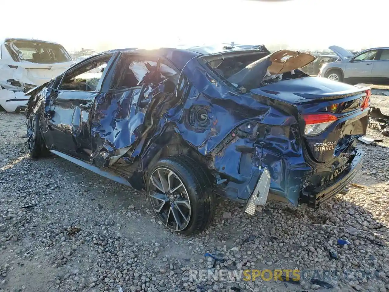 2 Photograph of a damaged car JTDS4MCE2NJ082701 TOYOTA COROLLA 2022