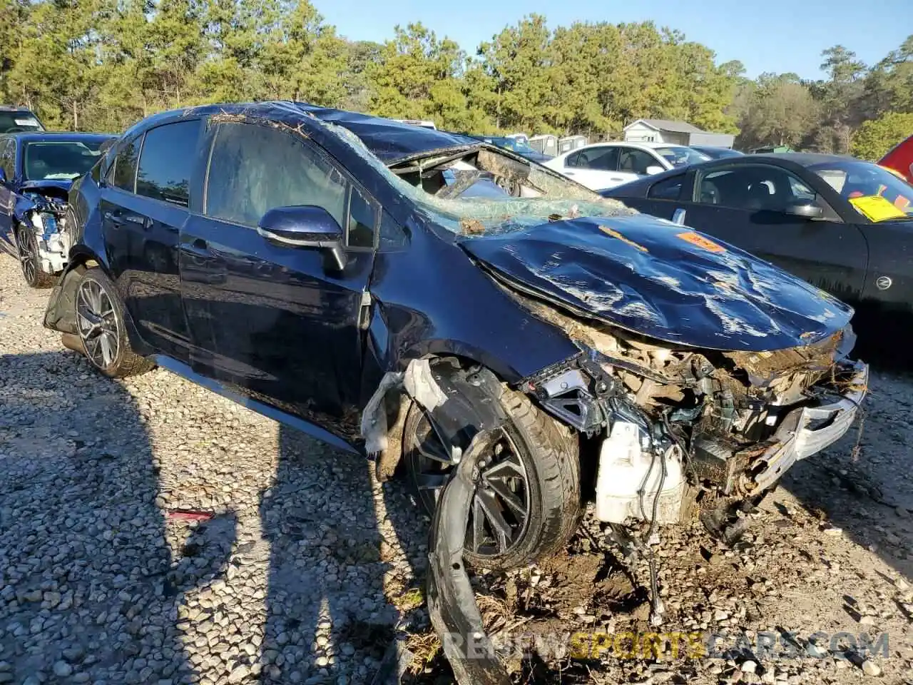 4 Photograph of a damaged car JTDS4MCE2NJ082701 TOYOTA COROLLA 2022