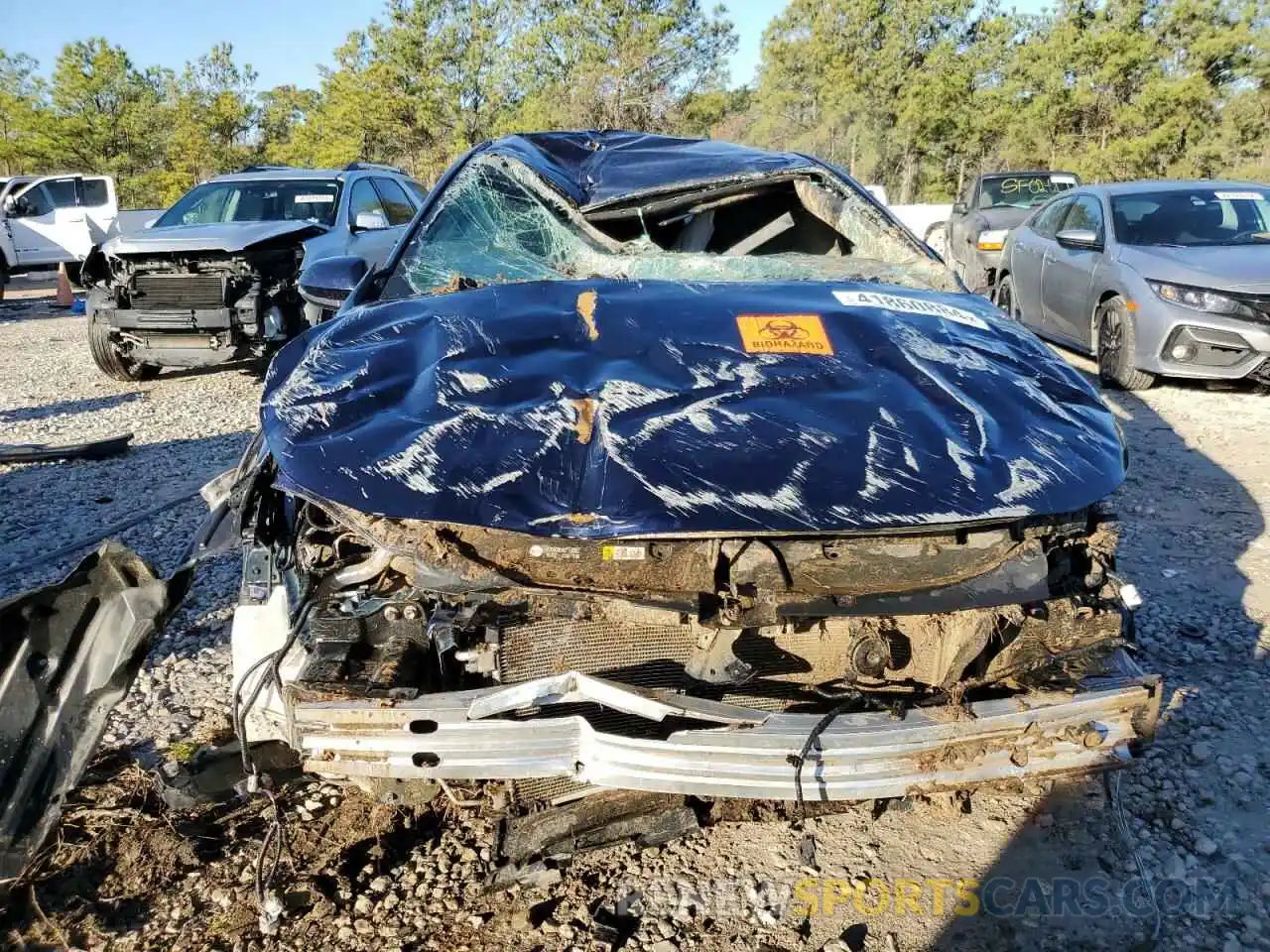 5 Photograph of a damaged car JTDS4MCE2NJ082701 TOYOTA COROLLA 2022