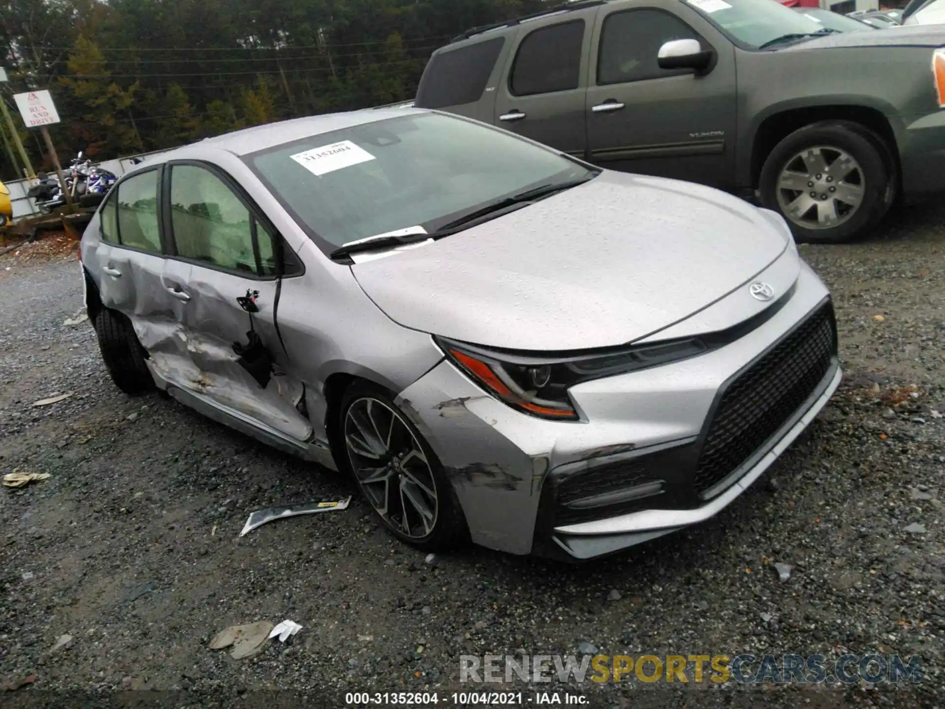 1 Photograph of a damaged car JTDS4MCE2NJ083590 TOYOTA COROLLA 2022