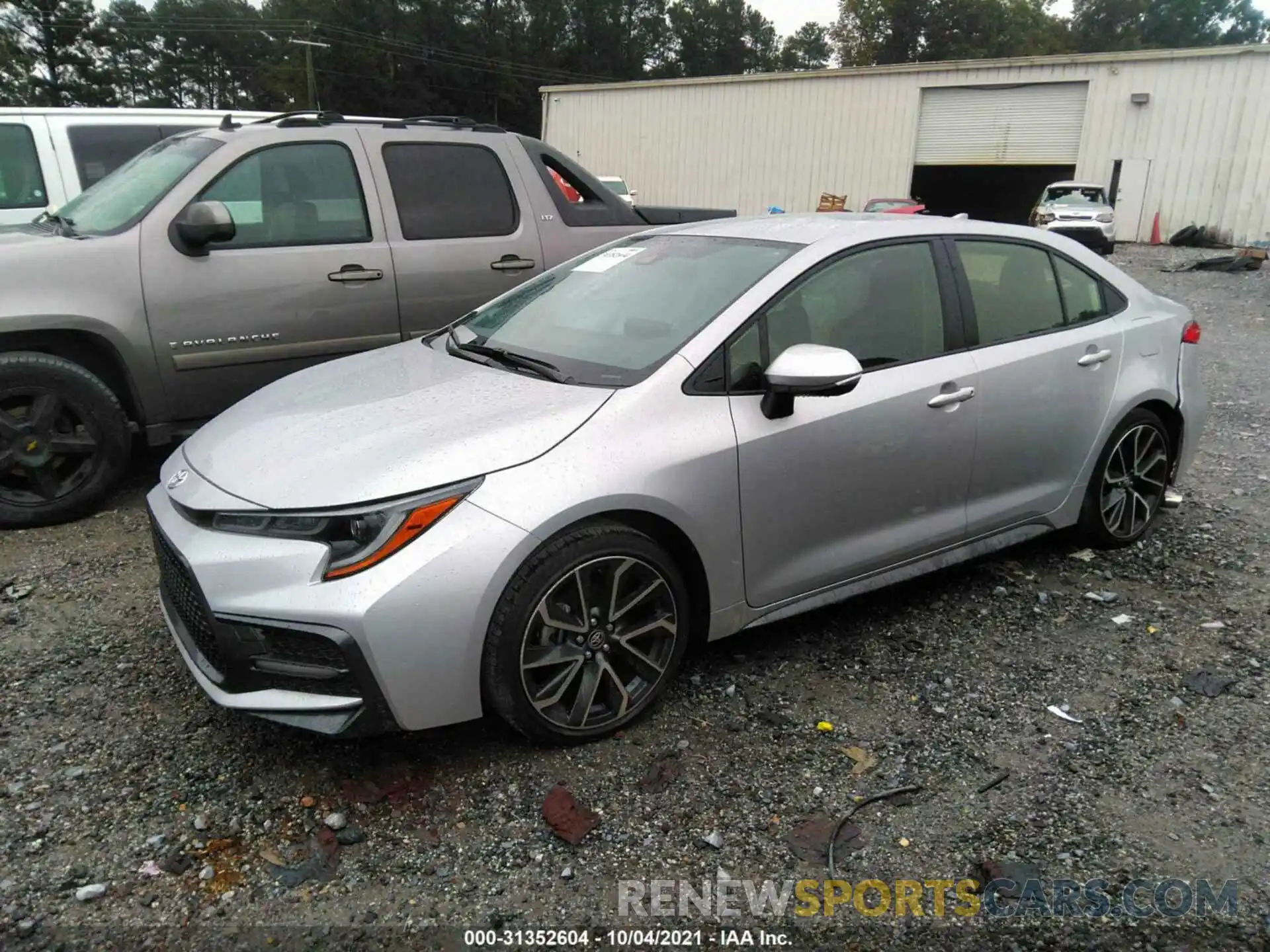 2 Photograph of a damaged car JTDS4MCE2NJ083590 TOYOTA COROLLA 2022