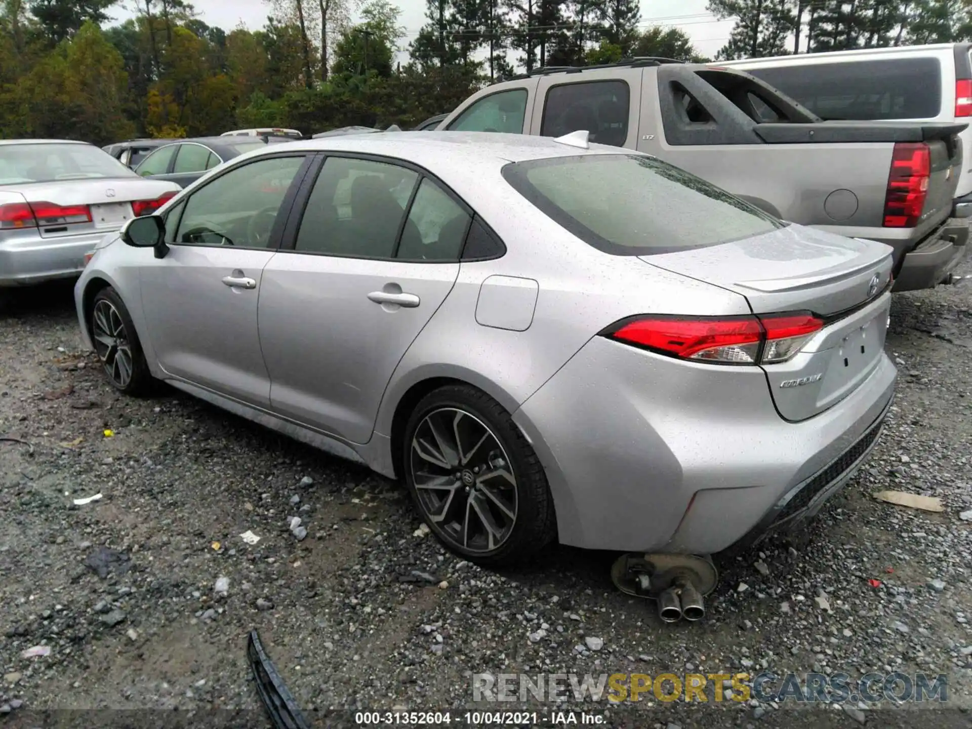 3 Photograph of a damaged car JTDS4MCE2NJ083590 TOYOTA COROLLA 2022