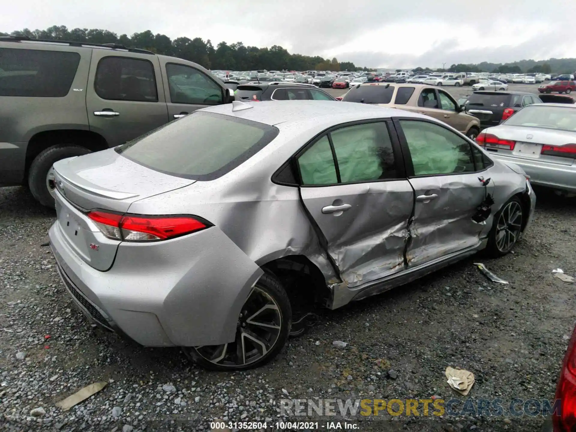 4 Photograph of a damaged car JTDS4MCE2NJ083590 TOYOTA COROLLA 2022