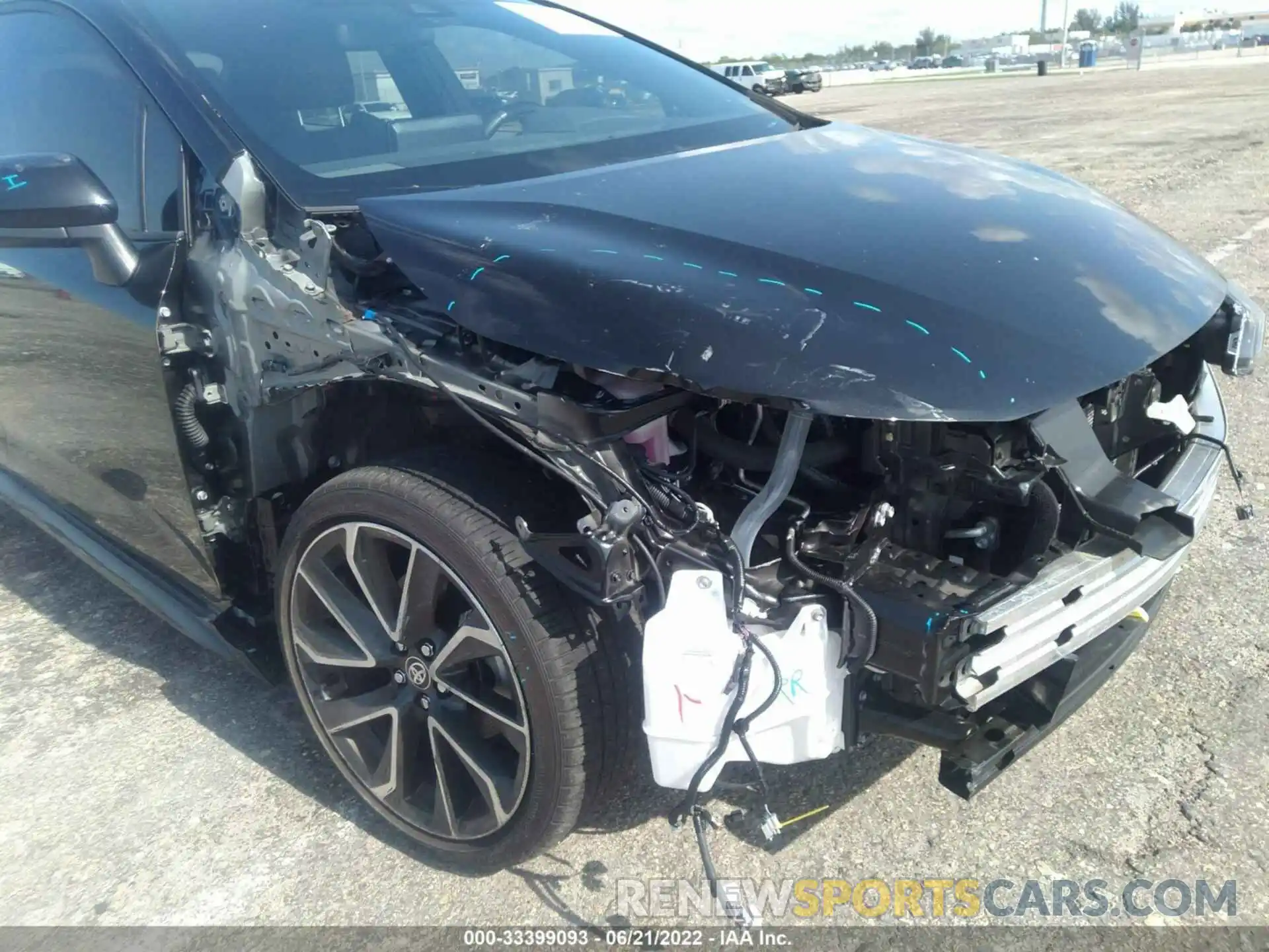 6 Photograph of a damaged car JTDS4MCE2NJ085890 TOYOTA COROLLA 2022