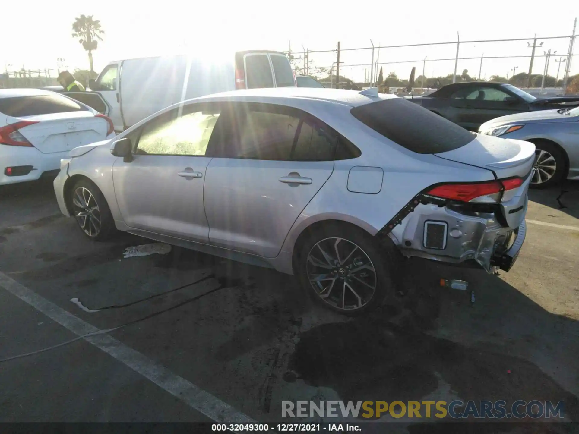 3 Photograph of a damaged car JTDS4MCE2NJ087350 TOYOTA COROLLA 2022