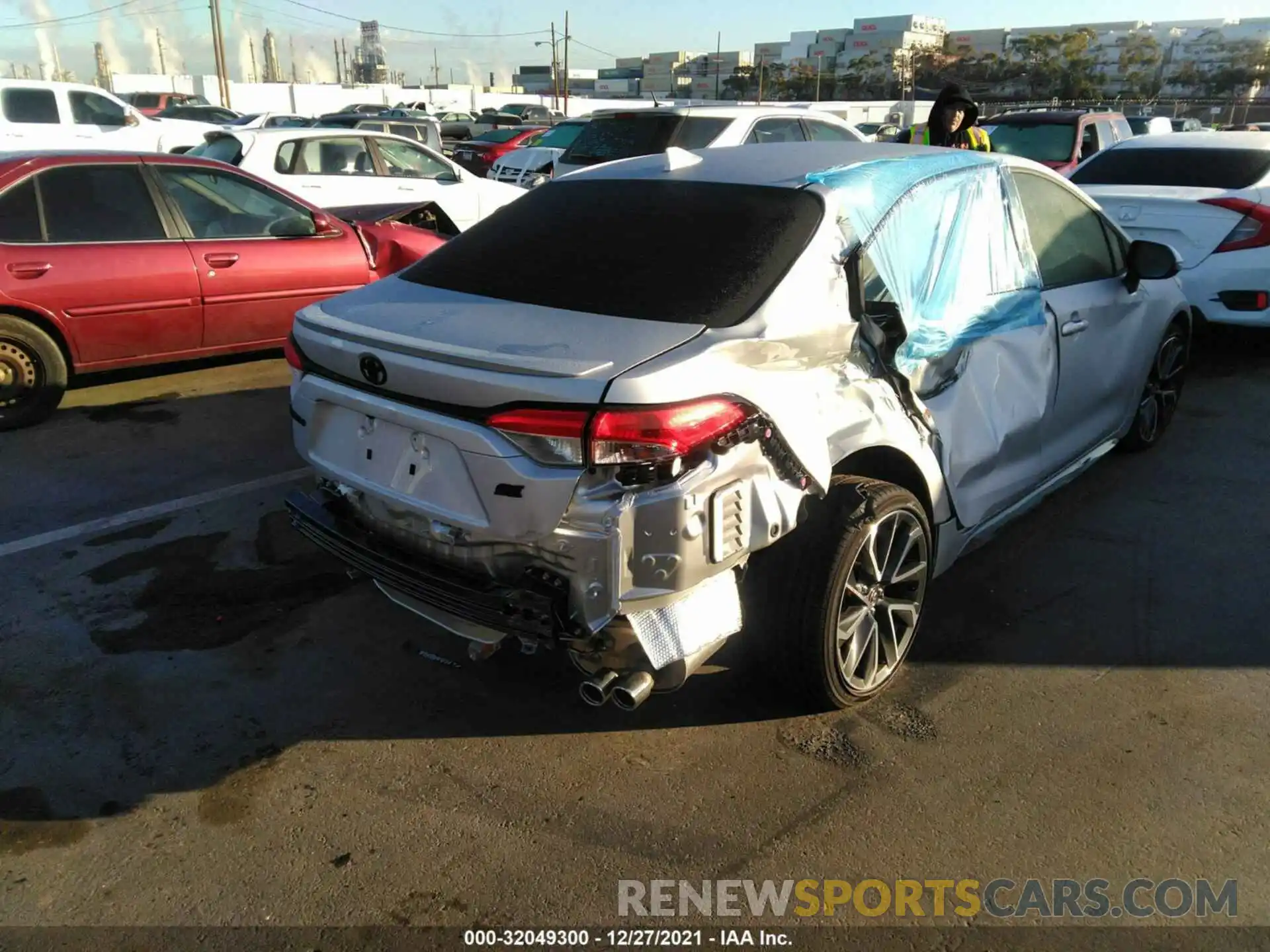 6 Photograph of a damaged car JTDS4MCE2NJ087350 TOYOTA COROLLA 2022