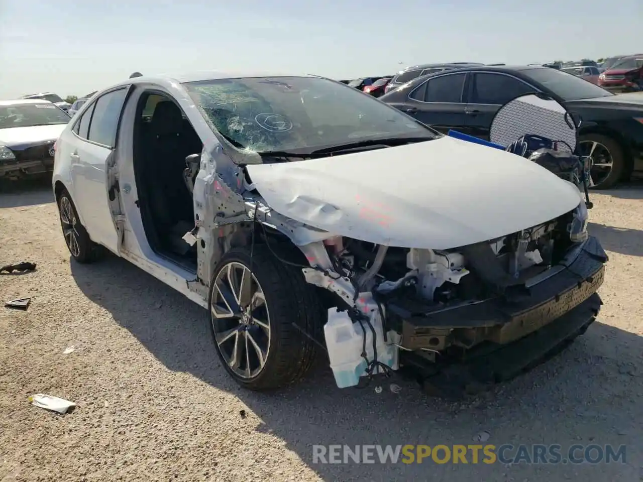 1 Photograph of a damaged car JTDS4MCE3N3500252 TOYOTA COROLLA 2022