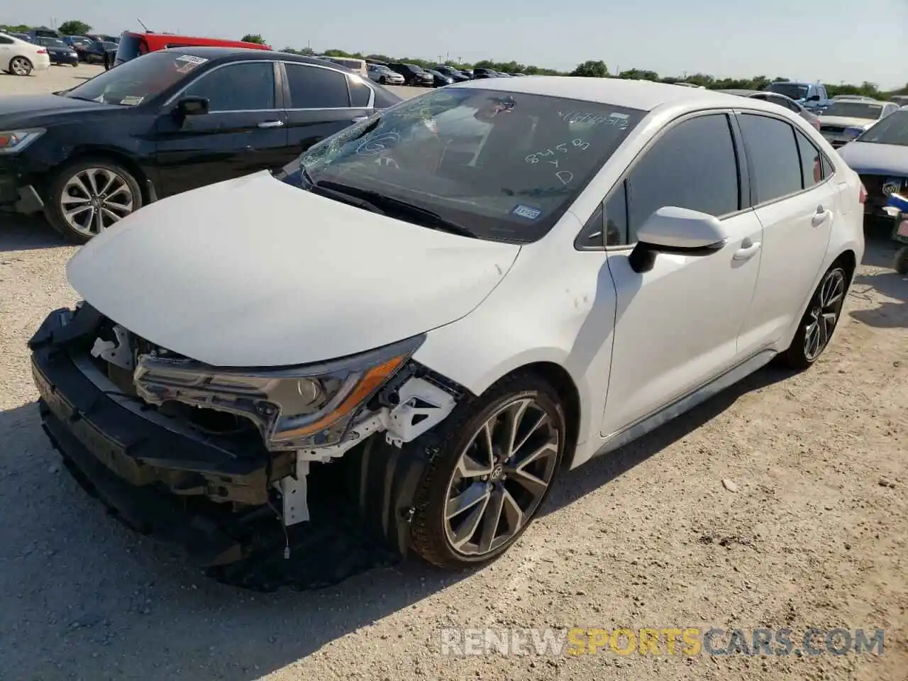 2 Photograph of a damaged car JTDS4MCE3N3500252 TOYOTA COROLLA 2022