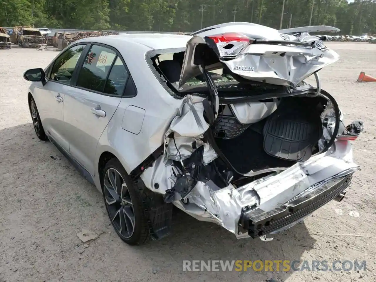 3 Photograph of a damaged car JTDS4MCE3N3500753 TOYOTA COROLLA 2022