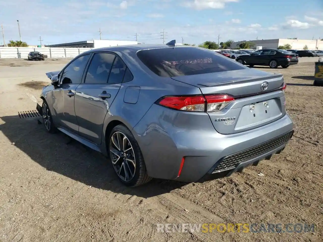 3 Photograph of a damaged car JTDS4MCE3NJ081234 TOYOTA COROLLA 2022