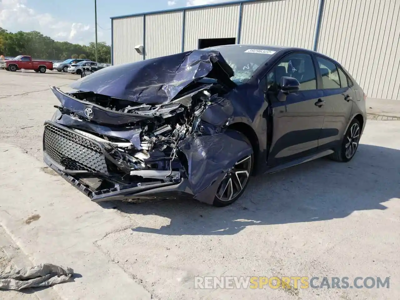 2 Photograph of a damaged car JTDS4MCE3NJ081413 TOYOTA COROLLA 2022