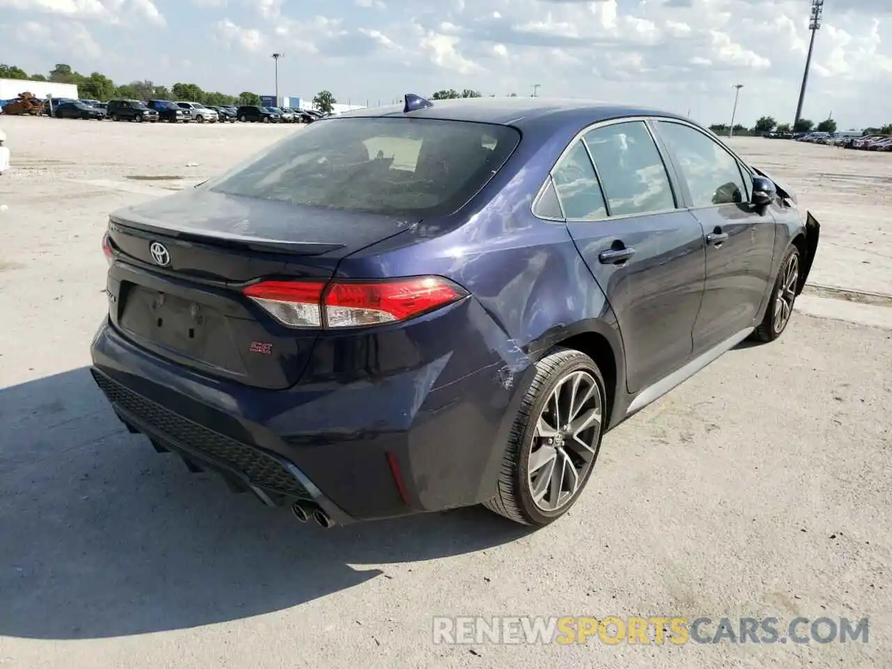 4 Photograph of a damaged car JTDS4MCE3NJ081413 TOYOTA COROLLA 2022