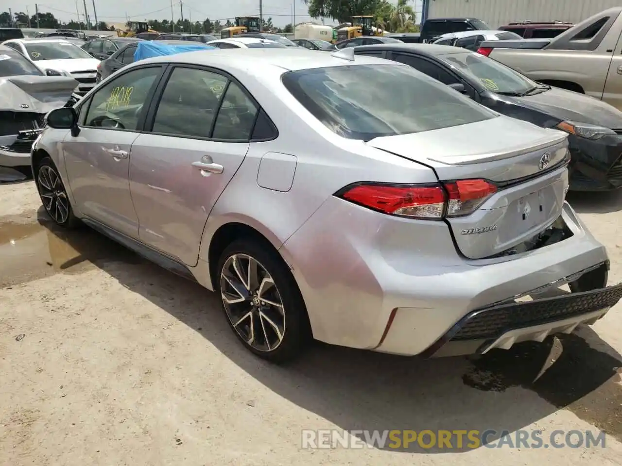 3 Photograph of a damaged car JTDS4MCE3NJ082383 TOYOTA COROLLA 2022