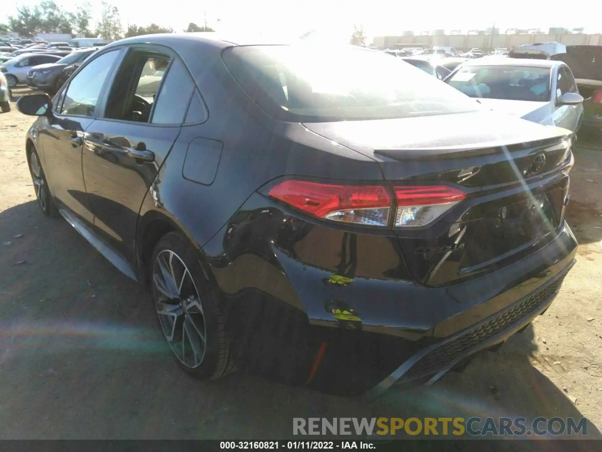 3 Photograph of a damaged car JTDS4MCE3NJ082464 TOYOTA COROLLA 2022