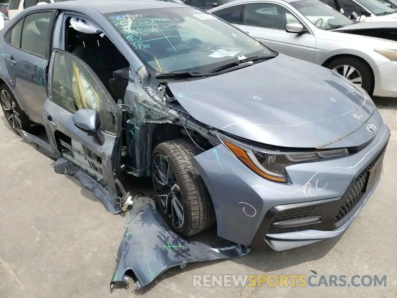 9 Photograph of a damaged car JTDS4MCE3NJ082609 TOYOTA COROLLA 2022