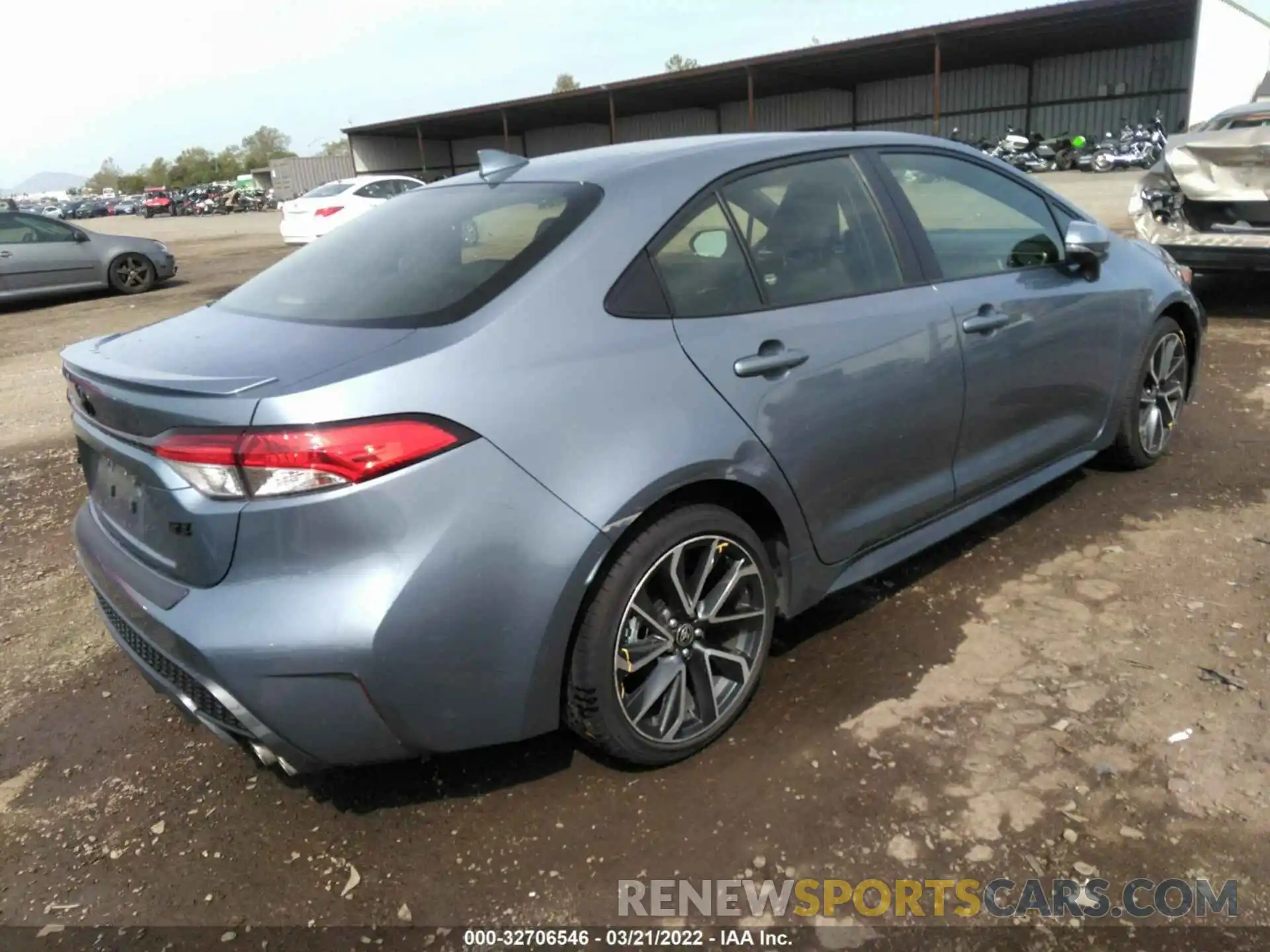 4 Photograph of a damaged car JTDS4MCE3NJ083825 TOYOTA COROLLA 2022