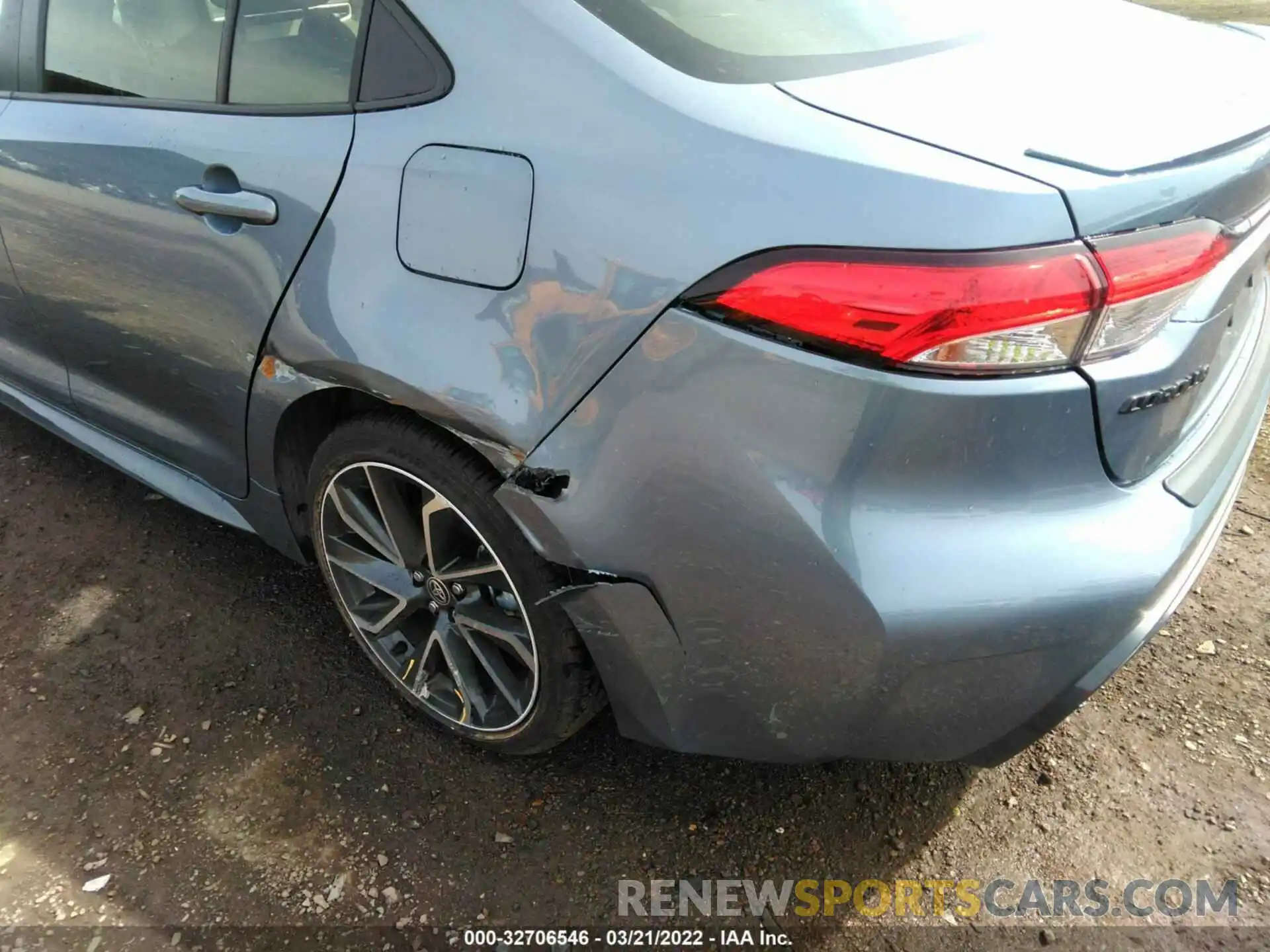 6 Photograph of a damaged car JTDS4MCE3NJ083825 TOYOTA COROLLA 2022