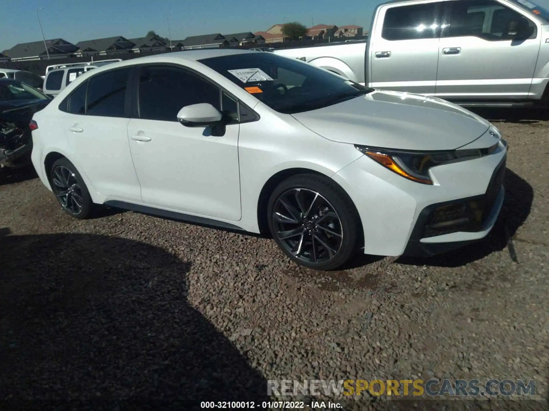 1 Photograph of a damaged car JTDS4MCE3NJ084845 TOYOTA COROLLA 2022