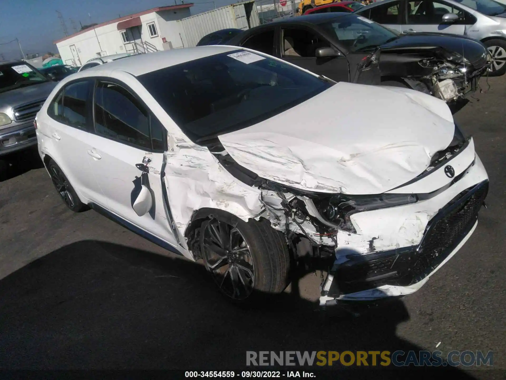 1 Photograph of a damaged car JTDS4MCE3NJ085350 TOYOTA COROLLA 2022