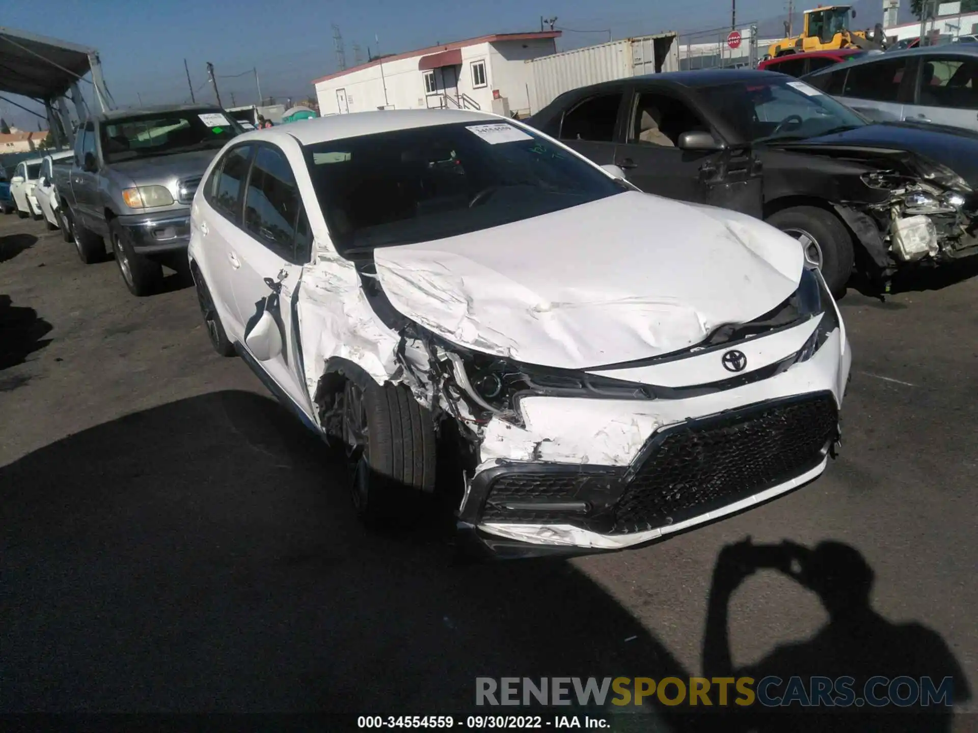 6 Photograph of a damaged car JTDS4MCE3NJ085350 TOYOTA COROLLA 2022