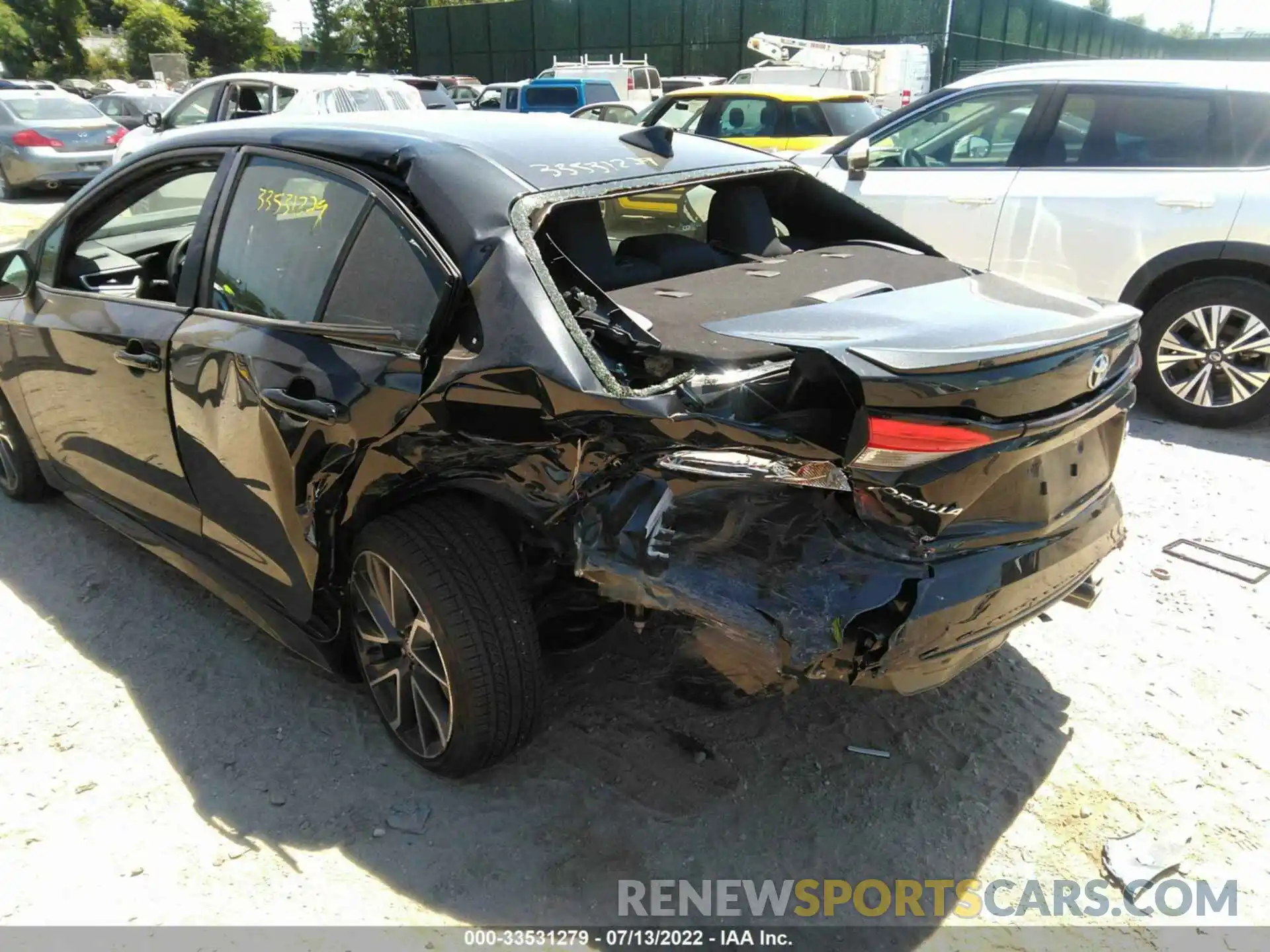 6 Photograph of a damaged car JTDS4MCE3NJ090032 TOYOTA COROLLA 2022