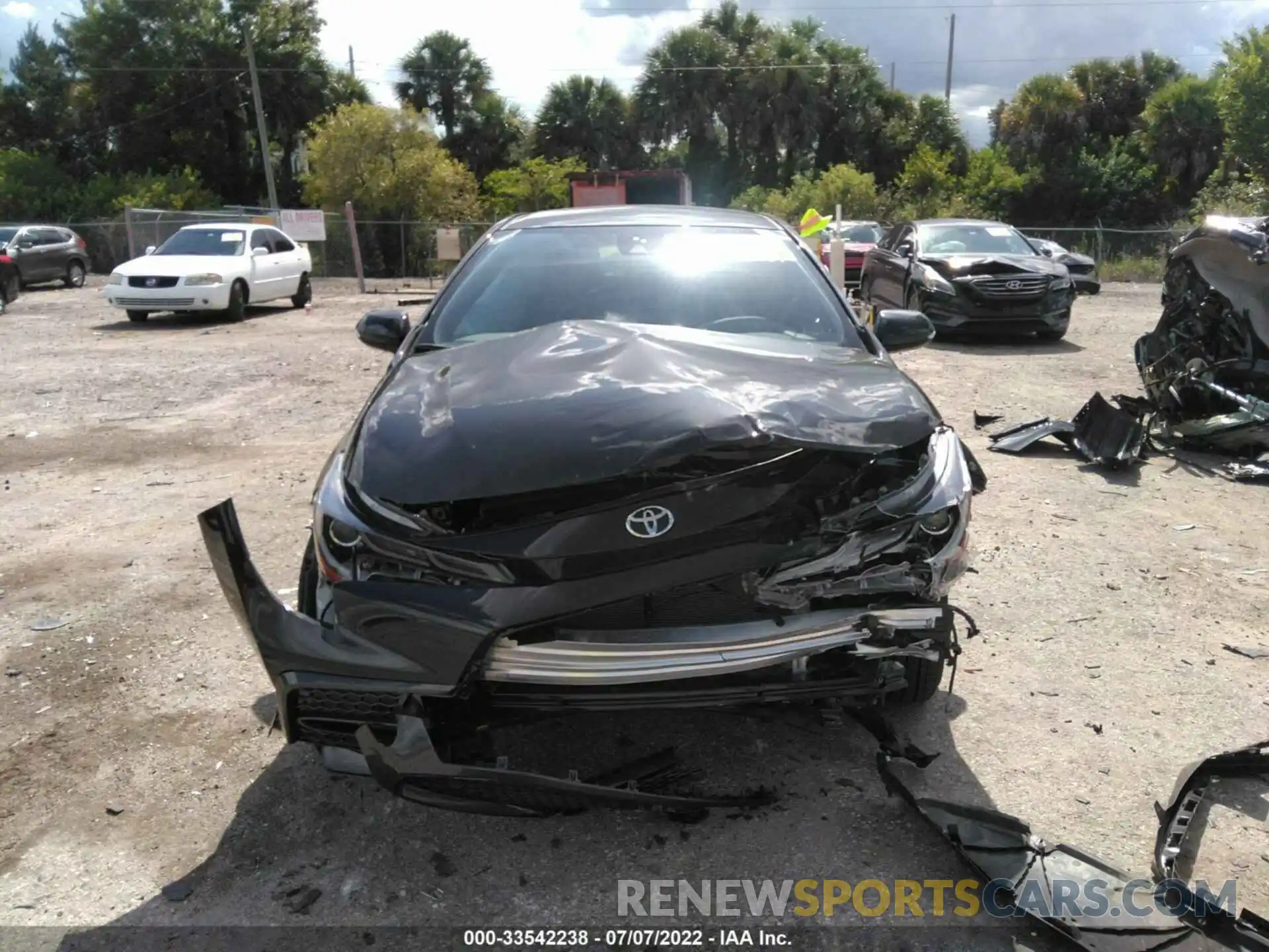 6 Photograph of a damaged car JTDS4MCE3NJ091066 TOYOTA COROLLA 2022