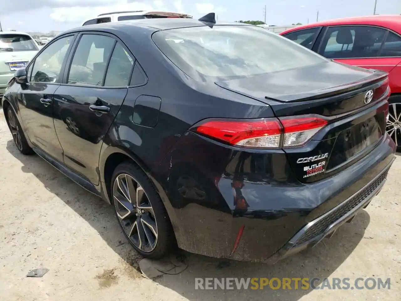 3 Photograph of a damaged car JTDS4MCE3NJ092024 TOYOTA COROLLA 2022