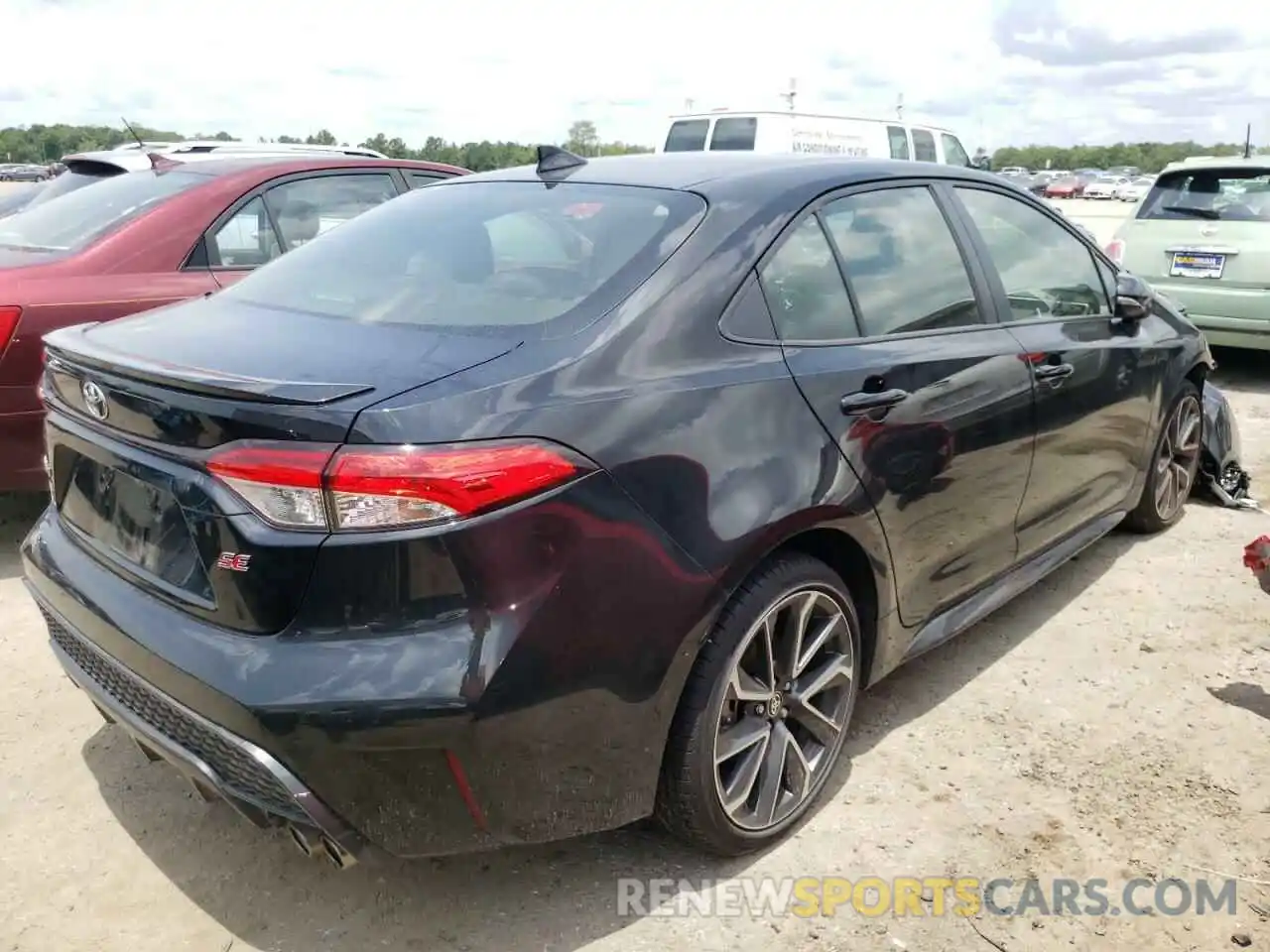 4 Photograph of a damaged car JTDS4MCE3NJ092024 TOYOTA COROLLA 2022