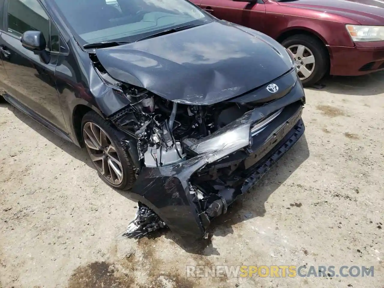 9 Photograph of a damaged car JTDS4MCE3NJ092024 TOYOTA COROLLA 2022