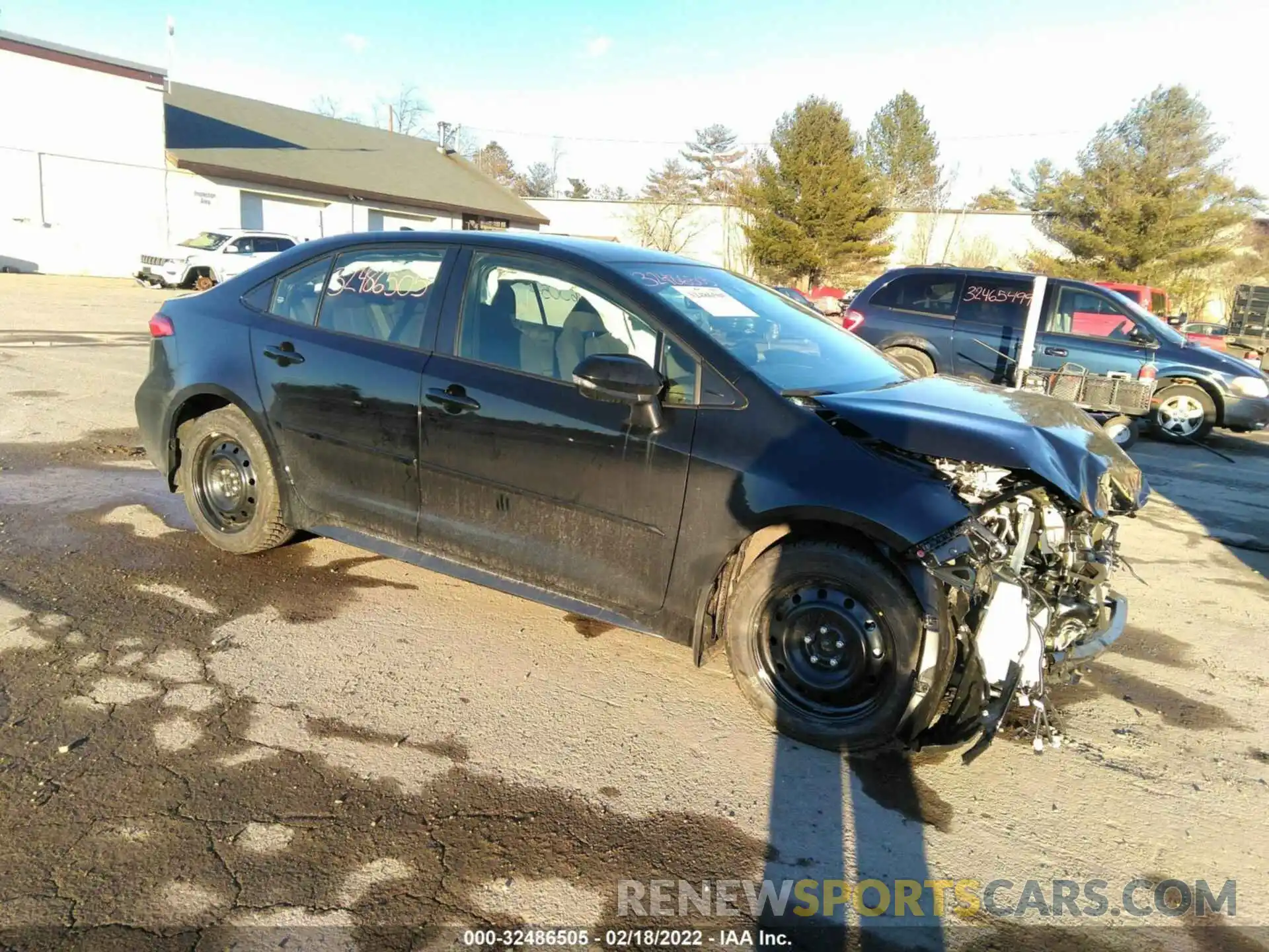 1 Photograph of a damaged car JTDS4MCE3NJ092363 TOYOTA COROLLA 2022