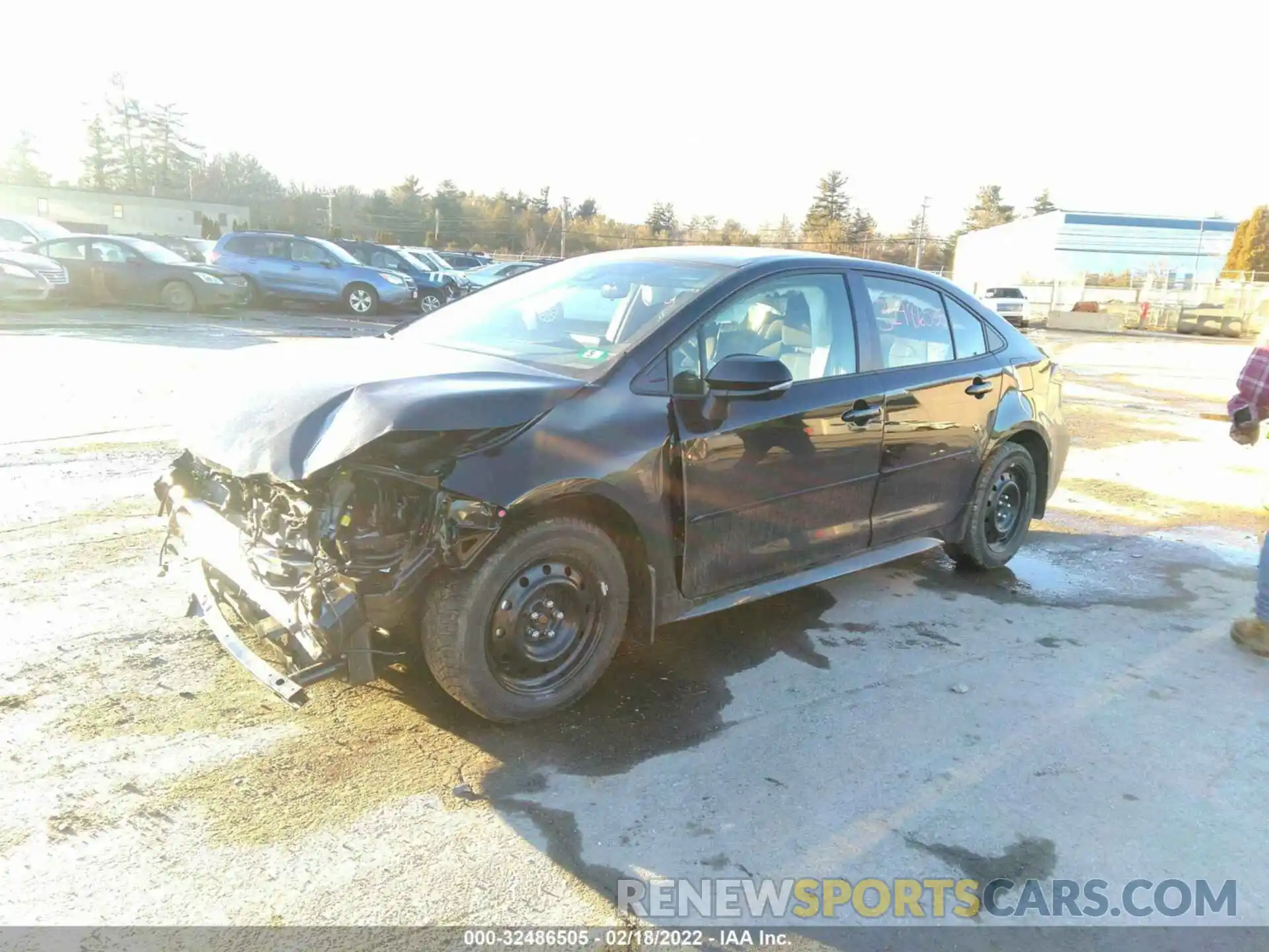 2 Photograph of a damaged car JTDS4MCE3NJ092363 TOYOTA COROLLA 2022