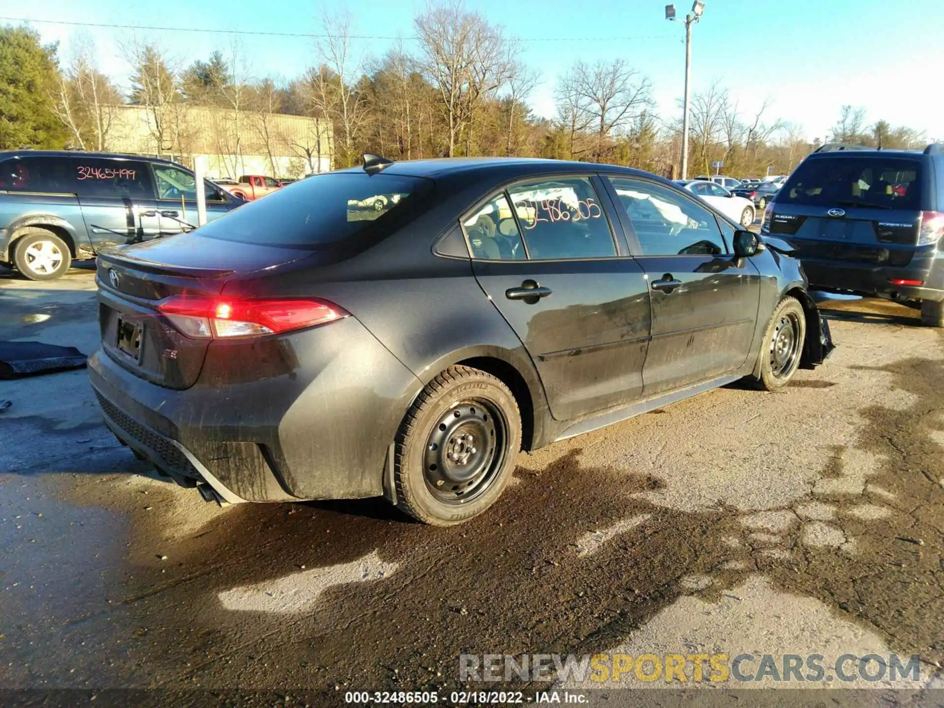 4 Photograph of a damaged car JTDS4MCE3NJ092363 TOYOTA COROLLA 2022