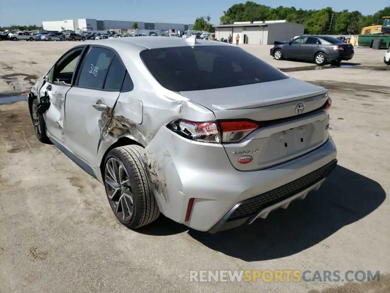 3 Photograph of a damaged car JTDS4MCE4N3500311 TOYOTA COROLLA 2022