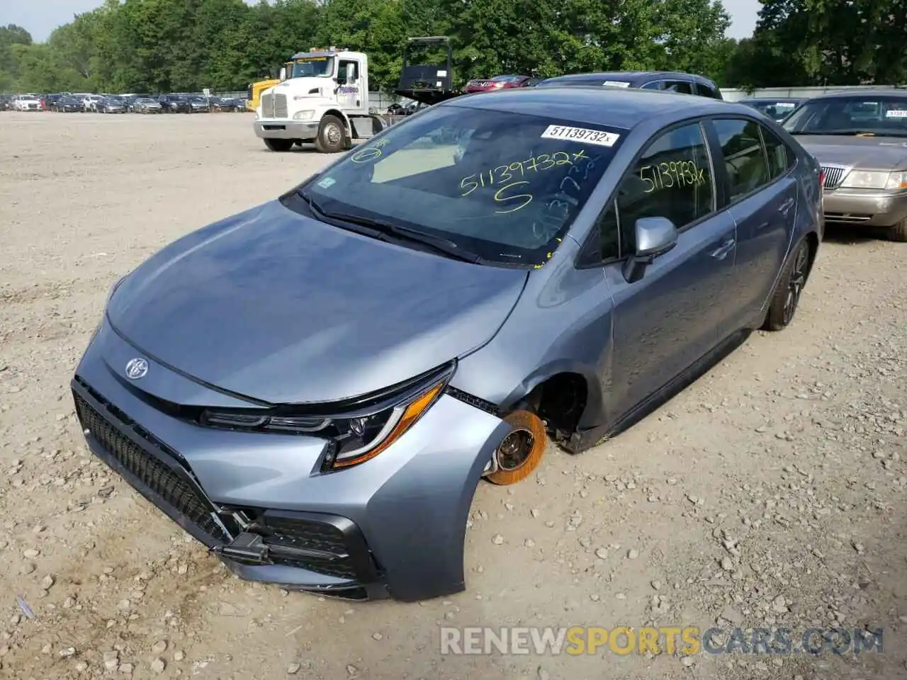 2 Photograph of a damaged car JTDS4MCE4N3503659 TOYOTA COROLLA 2022