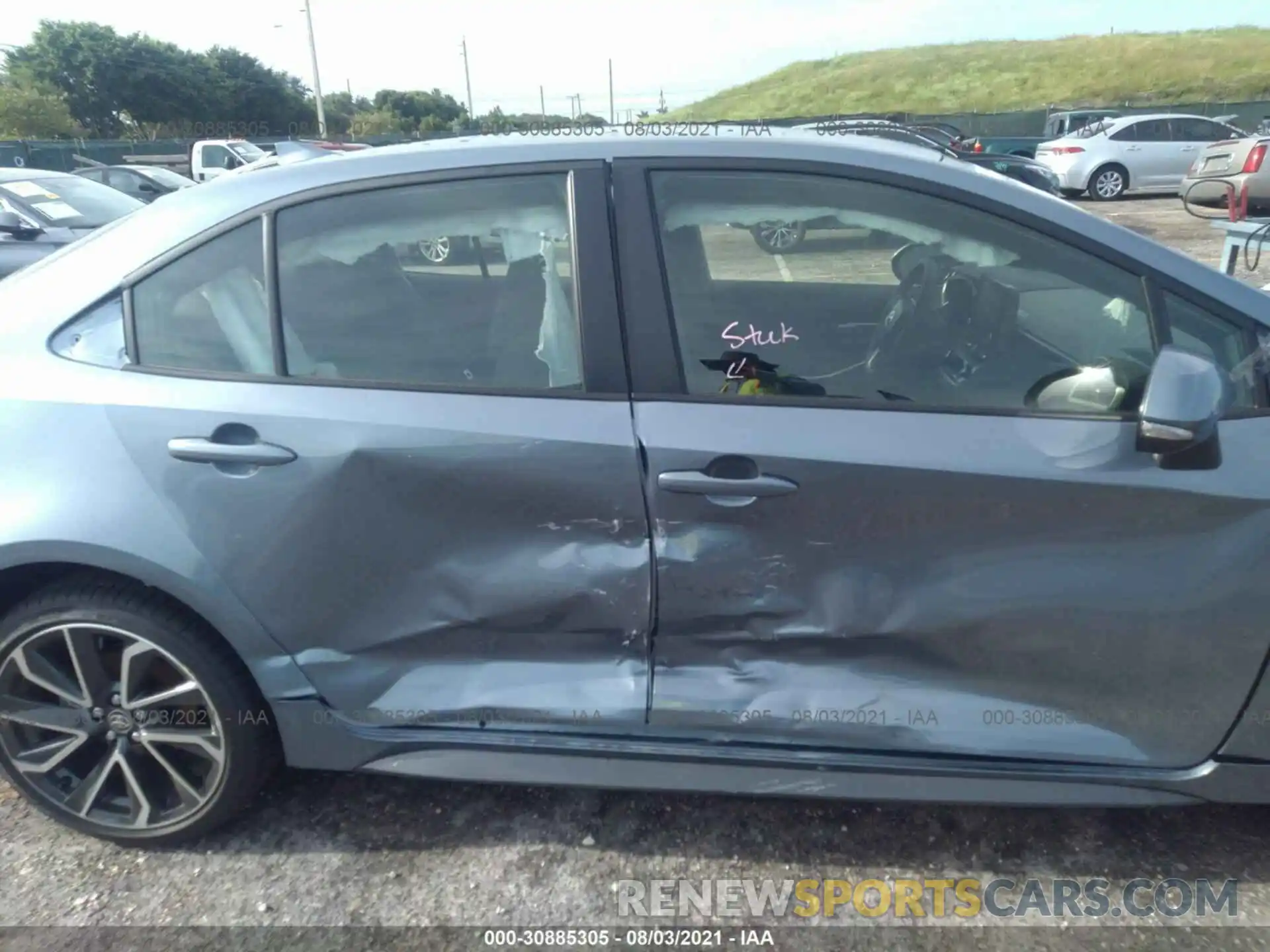 6 Photograph of a damaged car JTDS4MCE4NJ081503 TOYOTA COROLLA 2022