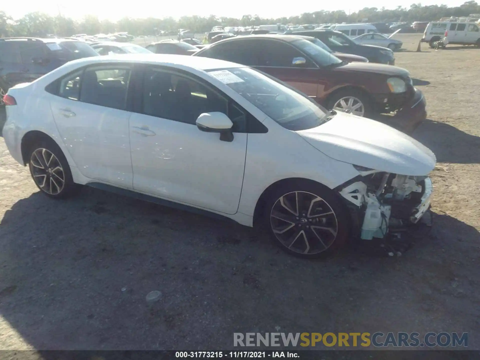 1 Photograph of a damaged car JTDS4MCE4NJ082330 TOYOTA COROLLA 2022