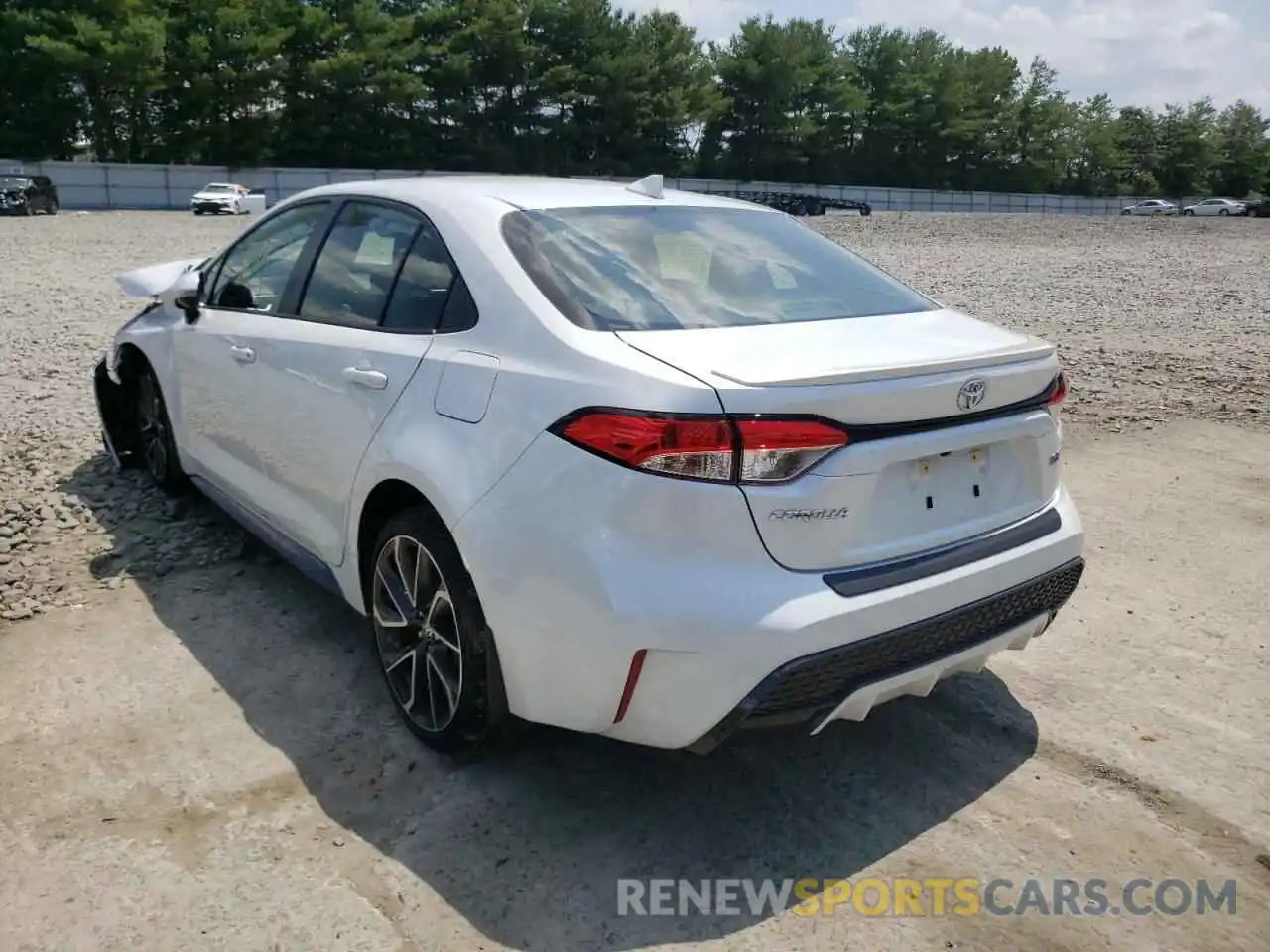 3 Photograph of a damaged car JTDS4MCE4NJ085874 TOYOTA COROLLA 2022