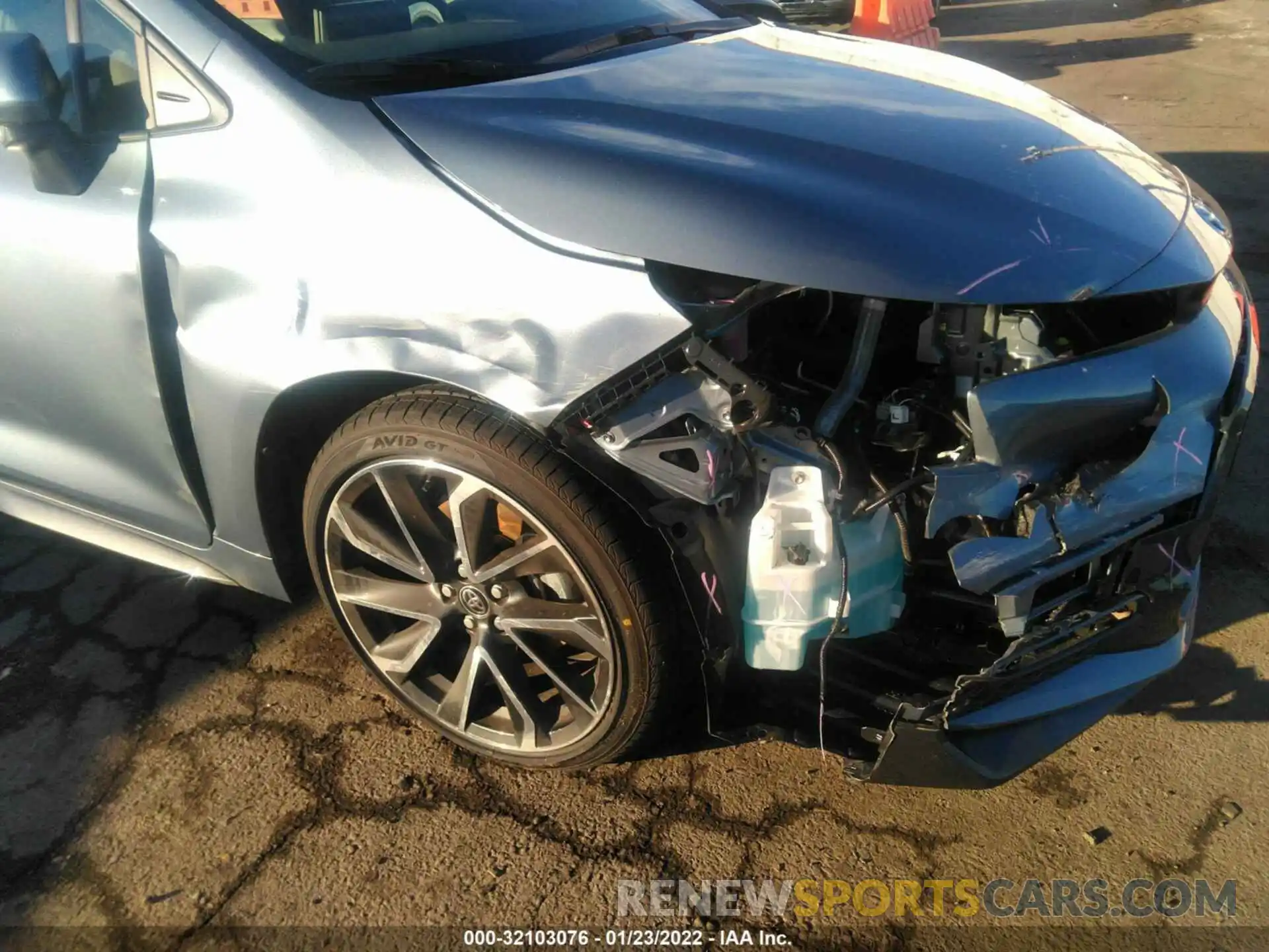 6 Photograph of a damaged car JTDS4MCE4NJ090718 TOYOTA COROLLA 2022