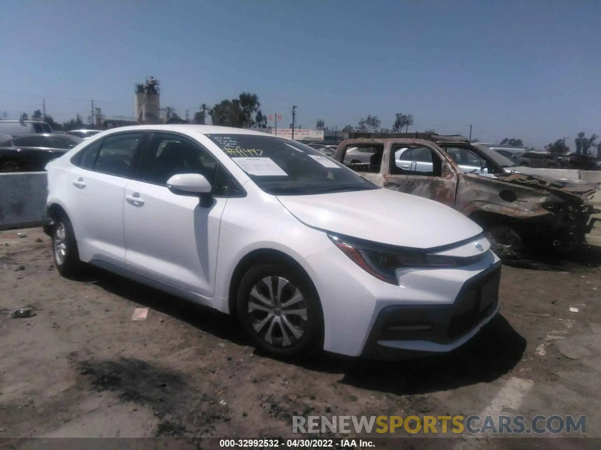 1 Photograph of a damaged car JTDS4MCE5N3500012 TOYOTA COROLLA 2022