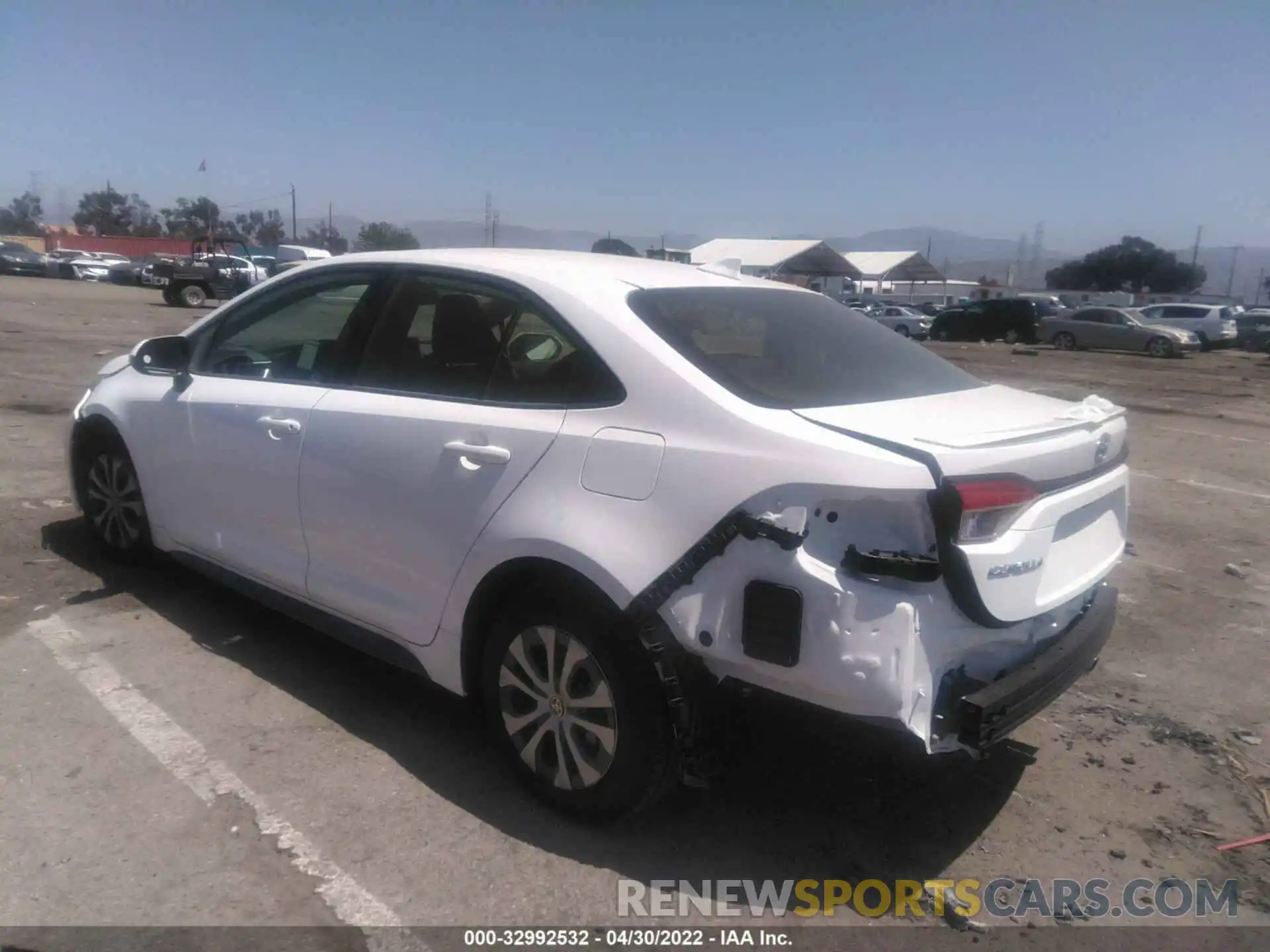 3 Photograph of a damaged car JTDS4MCE5N3500012 TOYOTA COROLLA 2022