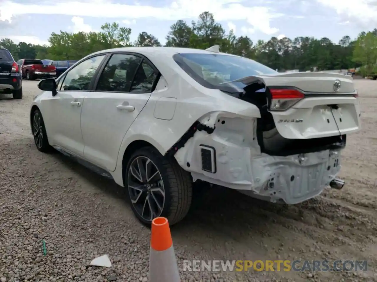 3 Photograph of a damaged car JTDS4MCE5N3500513 TOYOTA COROLLA 2022