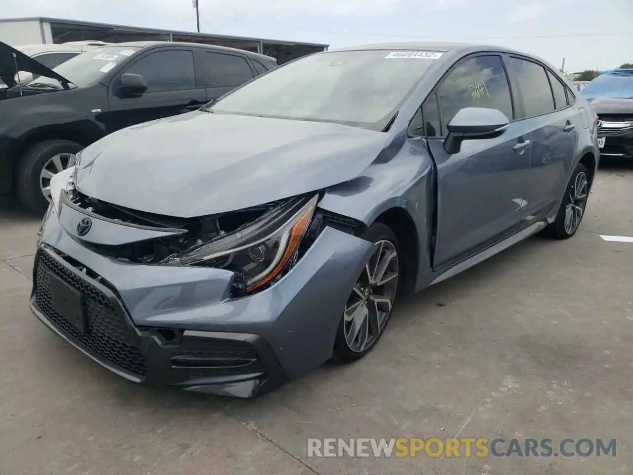 2 Photograph of a damaged car JTDS4MCE5N3501970 TOYOTA COROLLA 2022