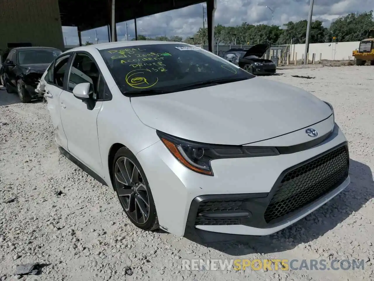 1 Photograph of a damaged car JTDS4MCE5N3505100 TOYOTA COROLLA 2022