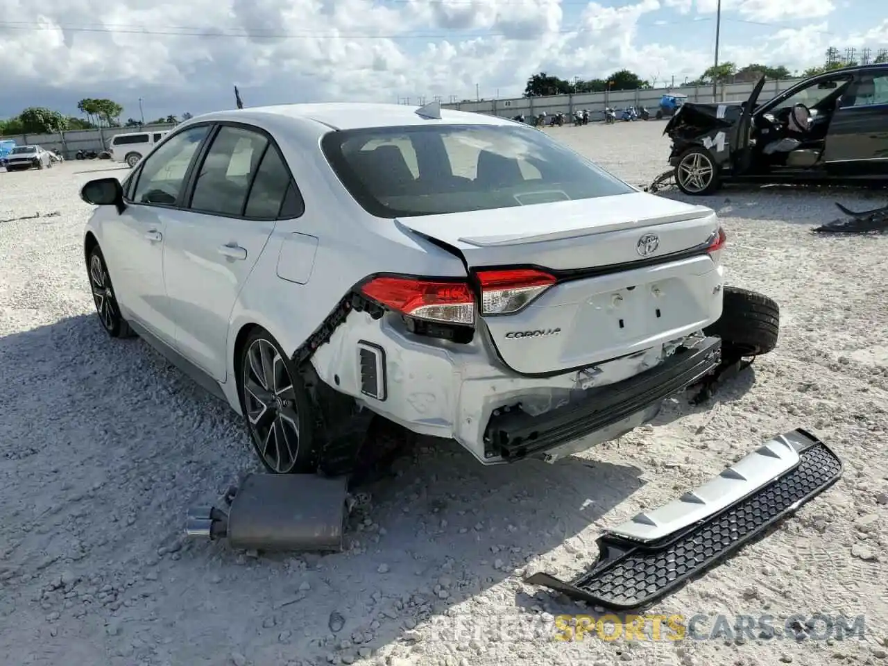 3 Photograph of a damaged car JTDS4MCE5N3505100 TOYOTA COROLLA 2022