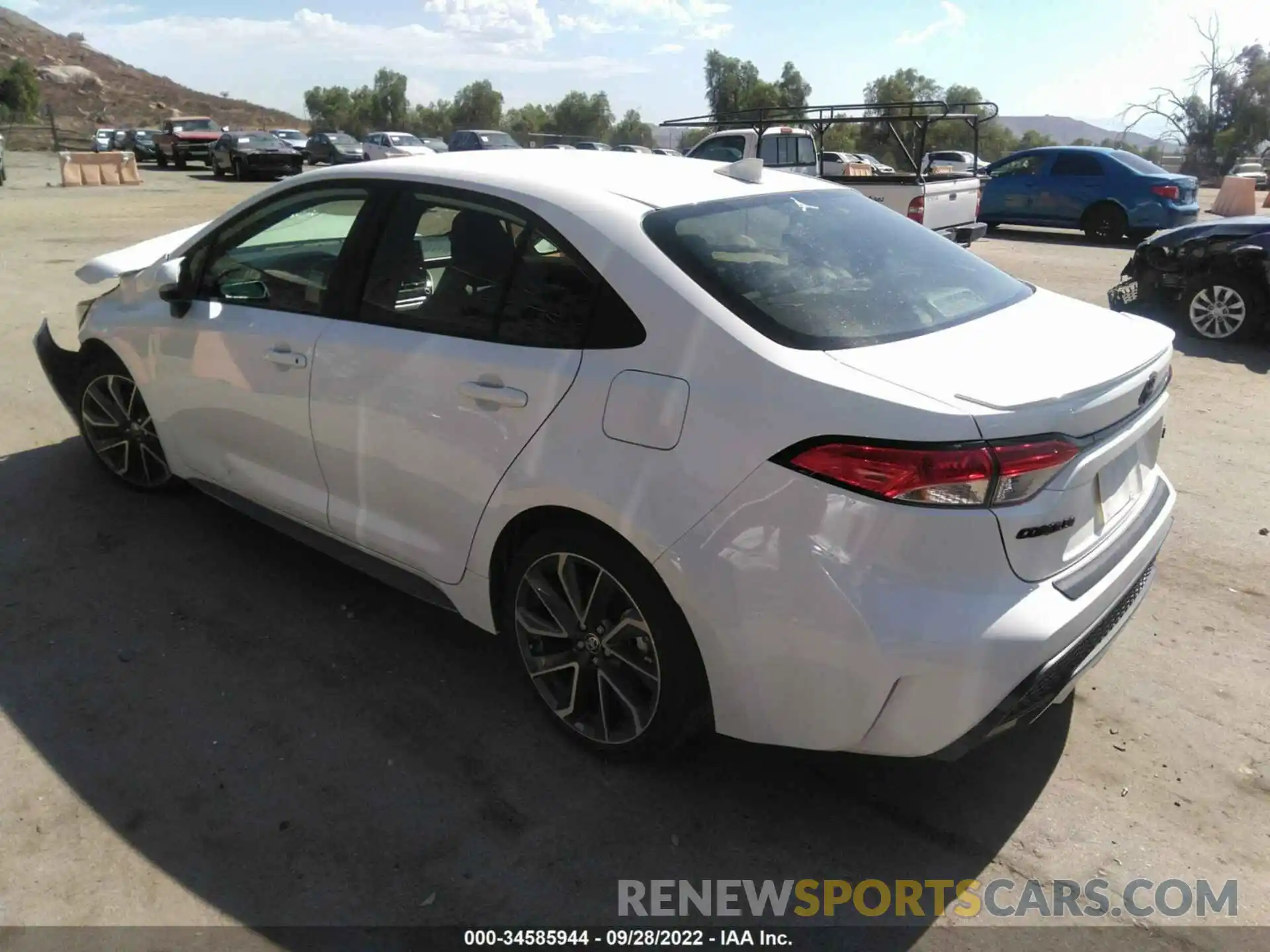 3 Photograph of a damaged car JTDS4MCE5N3506084 TOYOTA COROLLA 2022