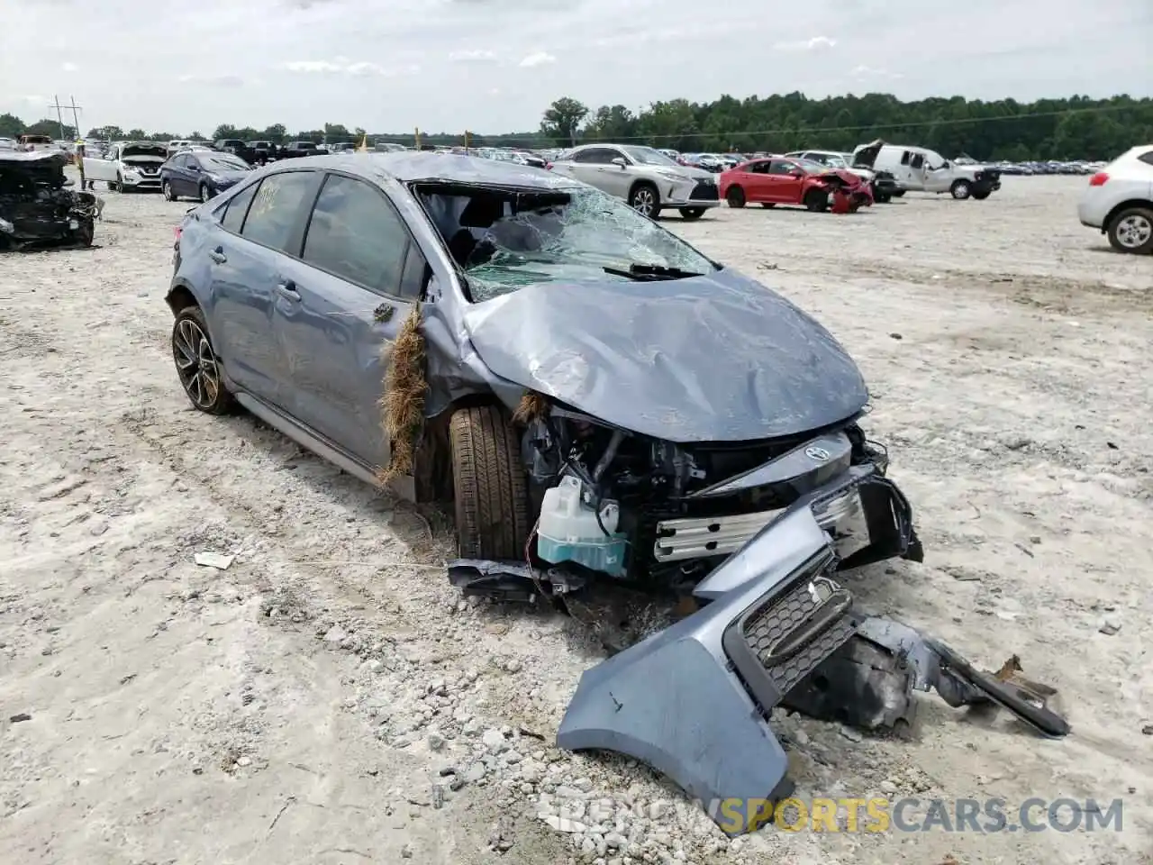 1 Photograph of a damaged car JTDS4MCE5N3507185 TOYOTA COROLLA 2022